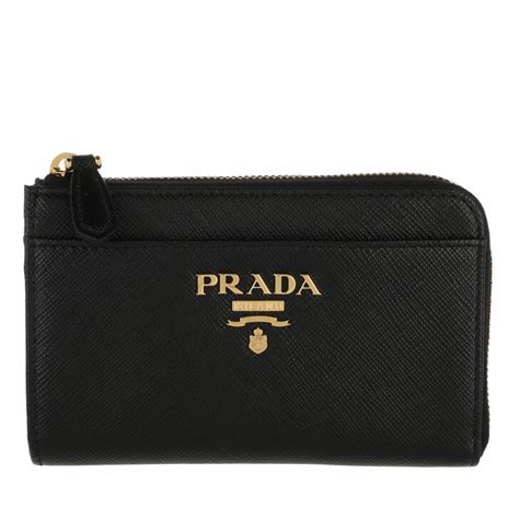 Prada Leather Keychain Wallet 